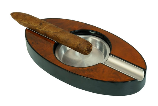 2 Placement Oval Ashtray