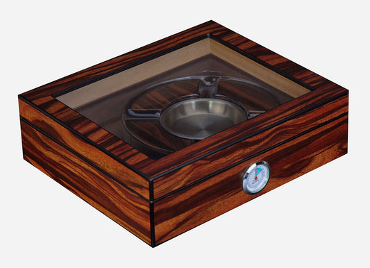 25 Cigar Humidor Set - Ebony Matte