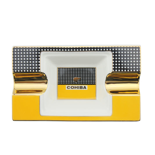 2 Placement Rectangle Cohiba Ashtray